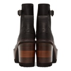See by Chloe Black Casey Platform Boots