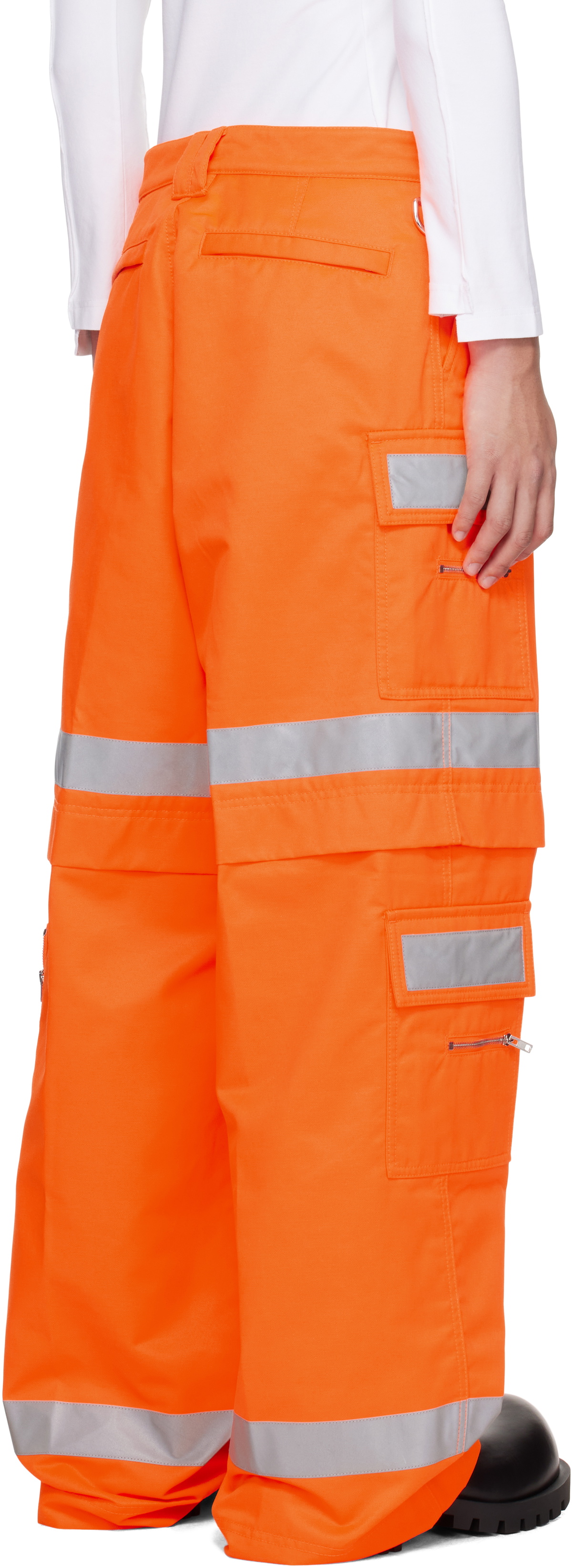 VETEMENTS Orange Workwear Cargo Pants