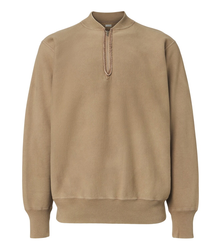 Photo: A.Presse Cotton zip-up sweater