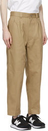 Comme des Garçons Homme Beige Cotton Drill Trousers