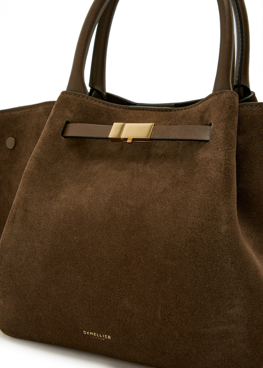 Demellier The Midi New York Suede Tote bag - Brown - One Size