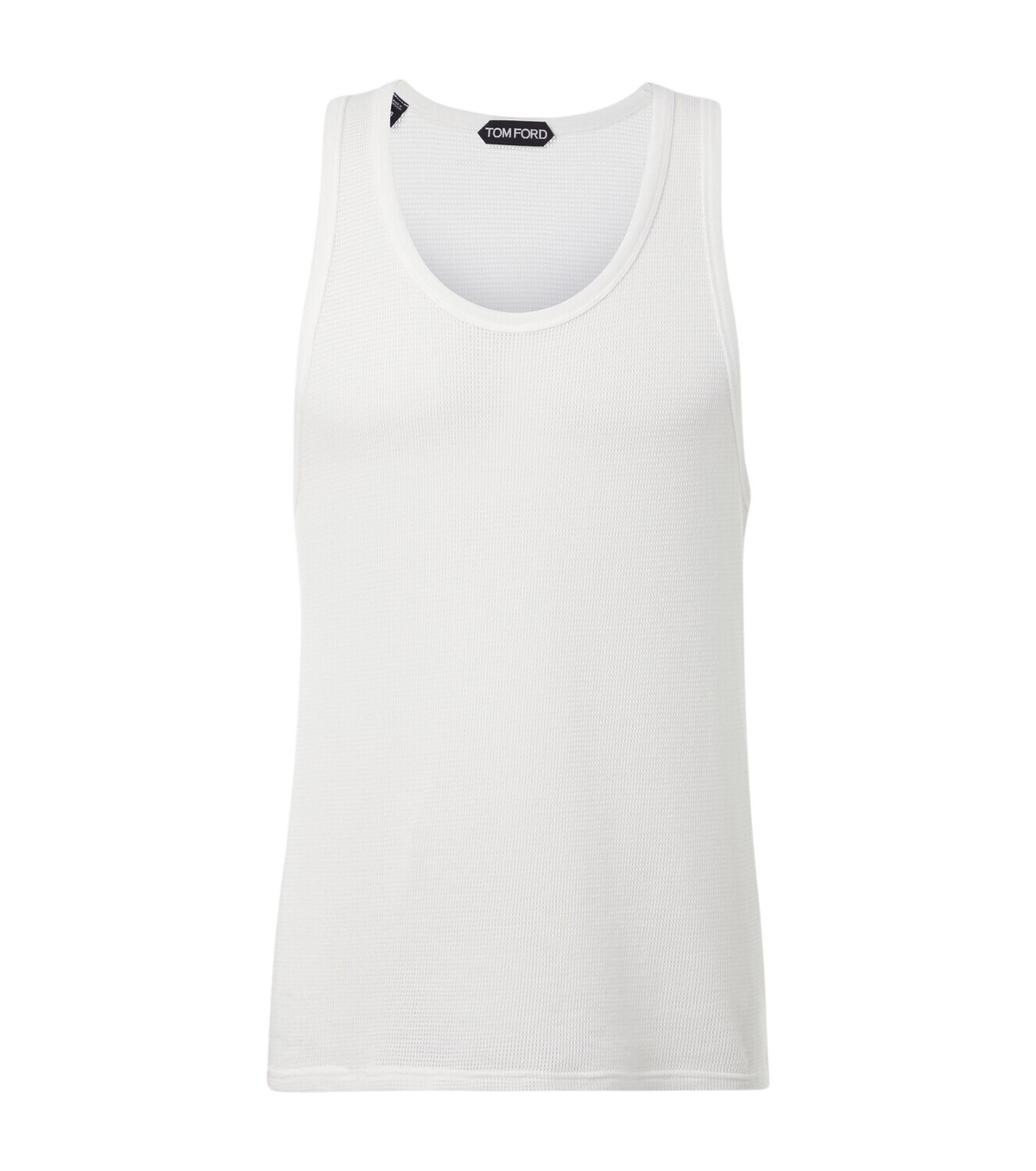 TOM FORD White Ribbed Tank Top TOM FORD