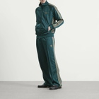 Needles Men's Poly Jacquard Track Jacket in Green