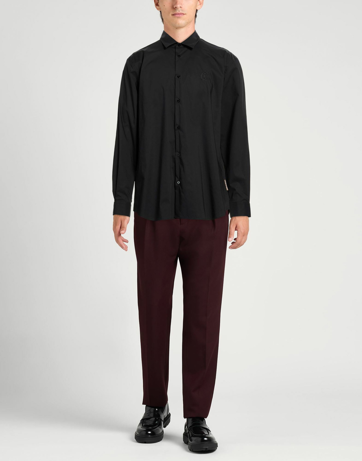Just Cavalli Mens Shirt in Black