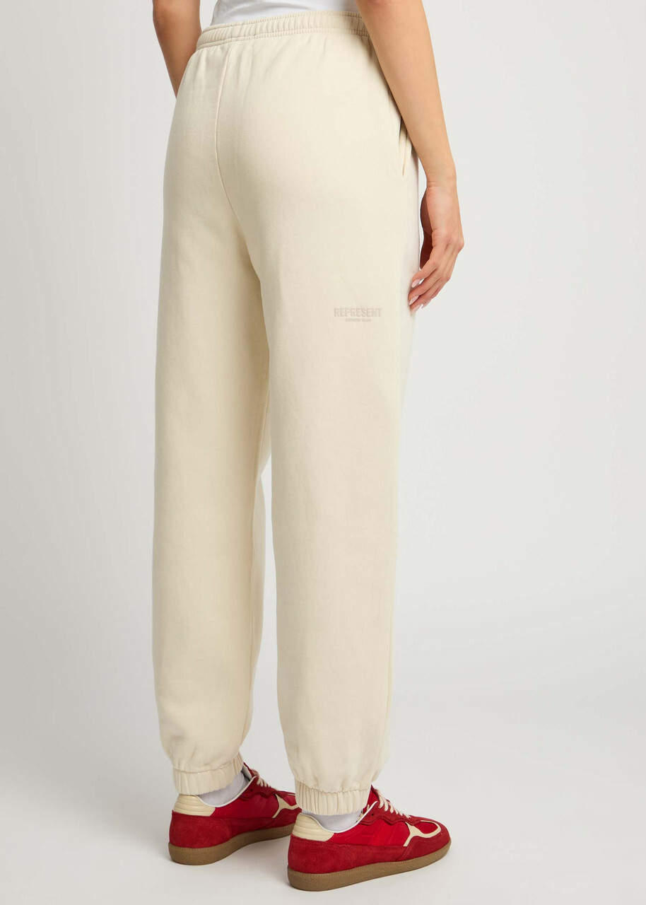 Represent Owners Club Cotton Sweatpants Beige