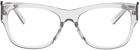 Balenciaga Gray Square Glasses