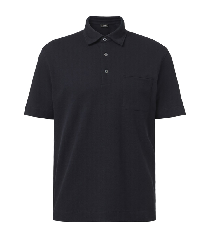 Photo: Zegna Cotton piqué polo shirt
