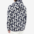 Moncler Men's Monogram Sherling Jacket in White