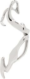 Vitaly Silver Cobra Left Ear Cuff