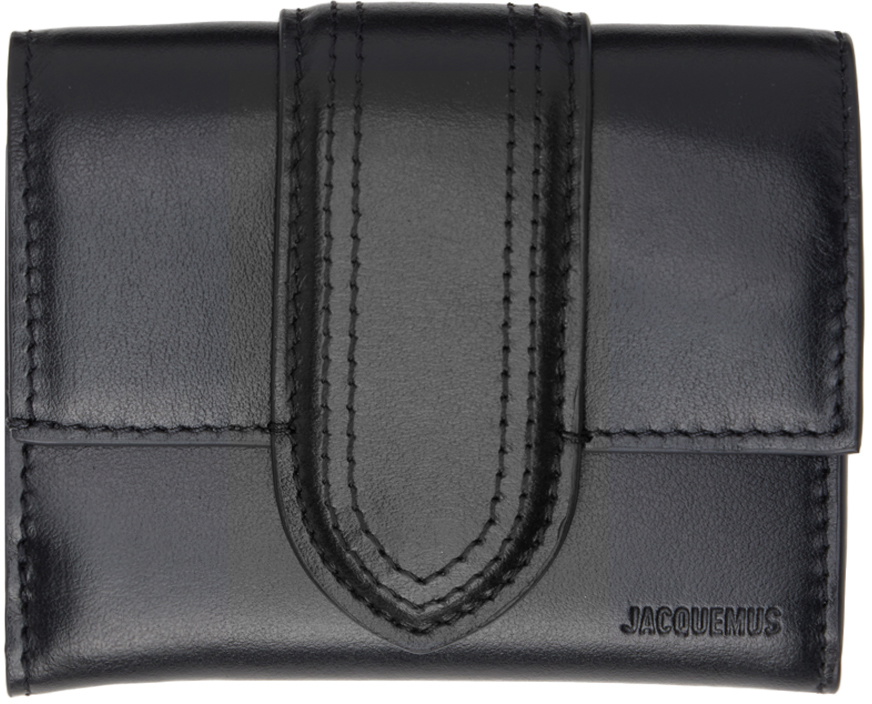 JACQUEMUS Le Compact Bambino ウォレット/財布 Jacquemus Le Compact Bambino 財布 | ブラック | FARFETCH JP
