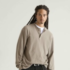 END. Men's Recruit Henley in Khaki