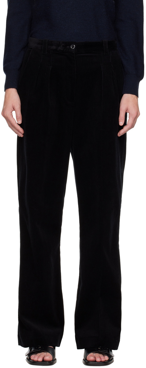 A.P.C. Navy Tressie Trousers