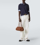 Miu Miu Pocket leather tote bag