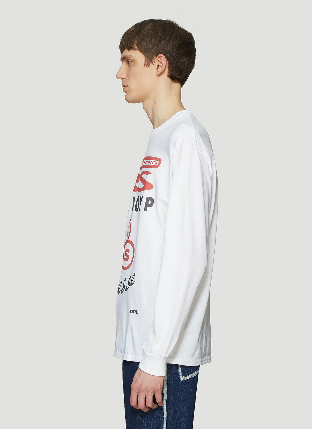 Pressure Logo Motif T-Shirt