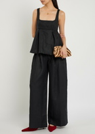 Faithfull The Brand Ellie Linen top Black