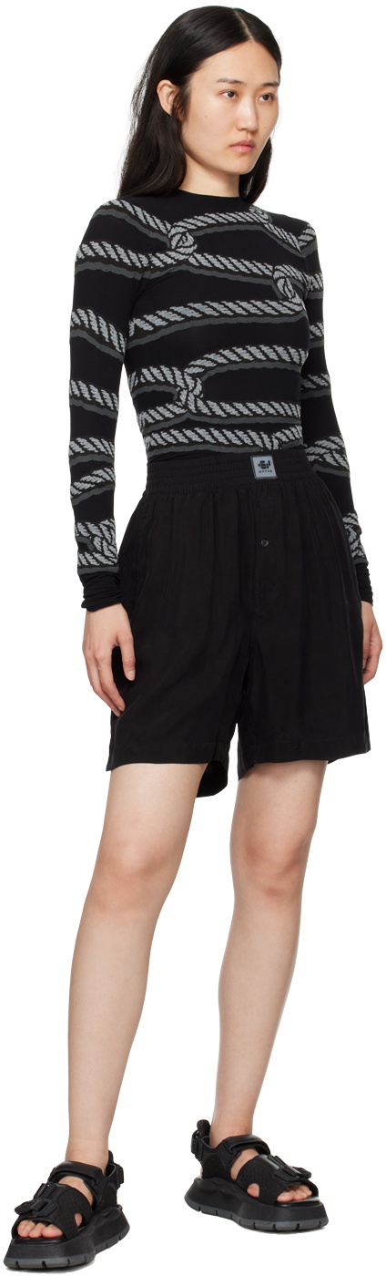 EYTYS Black Aniara Shorts