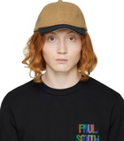 Paul Smith Tan Signature Stripe Baseball Cap