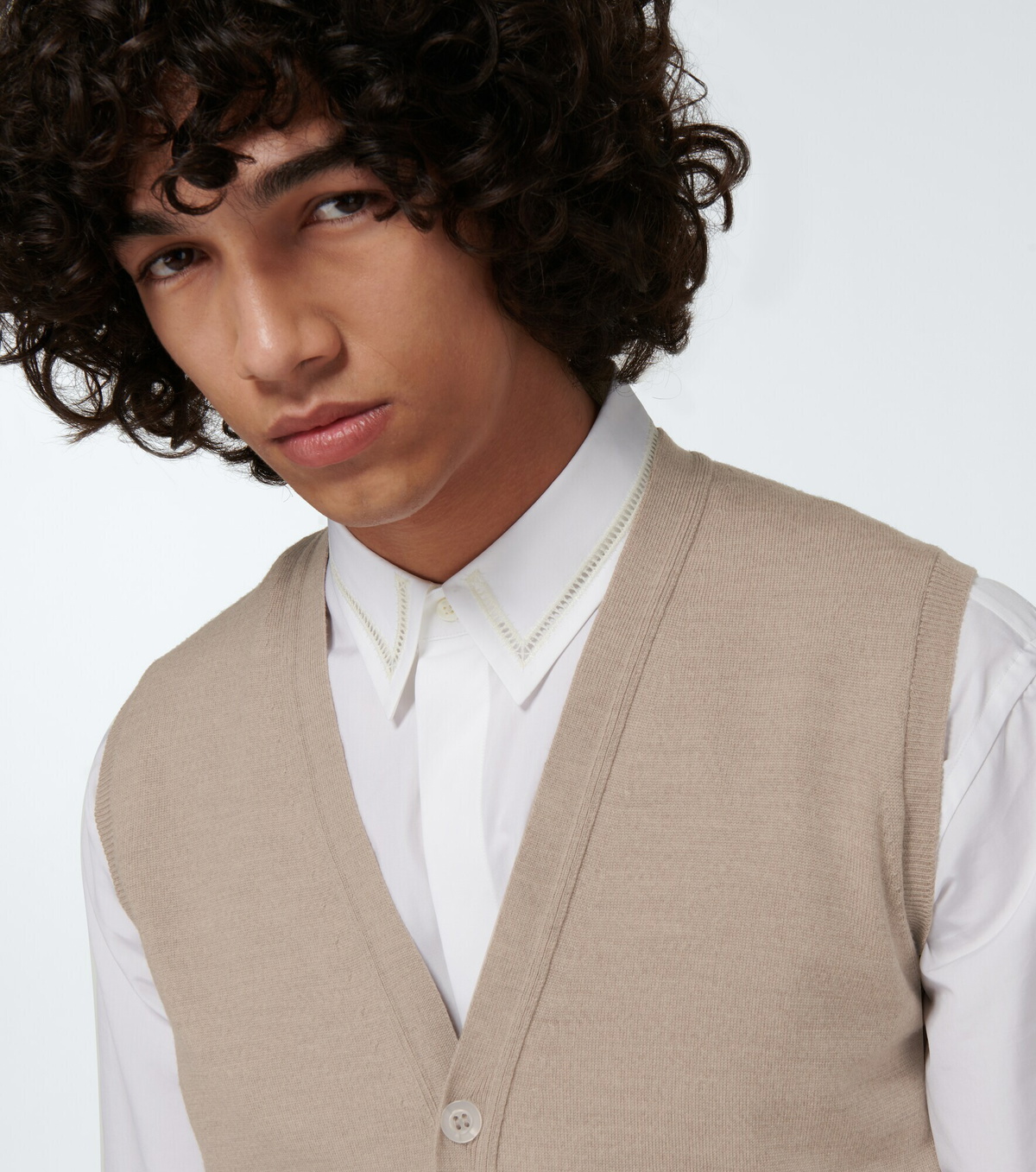 John Smedley - Stavely knitted wool vest