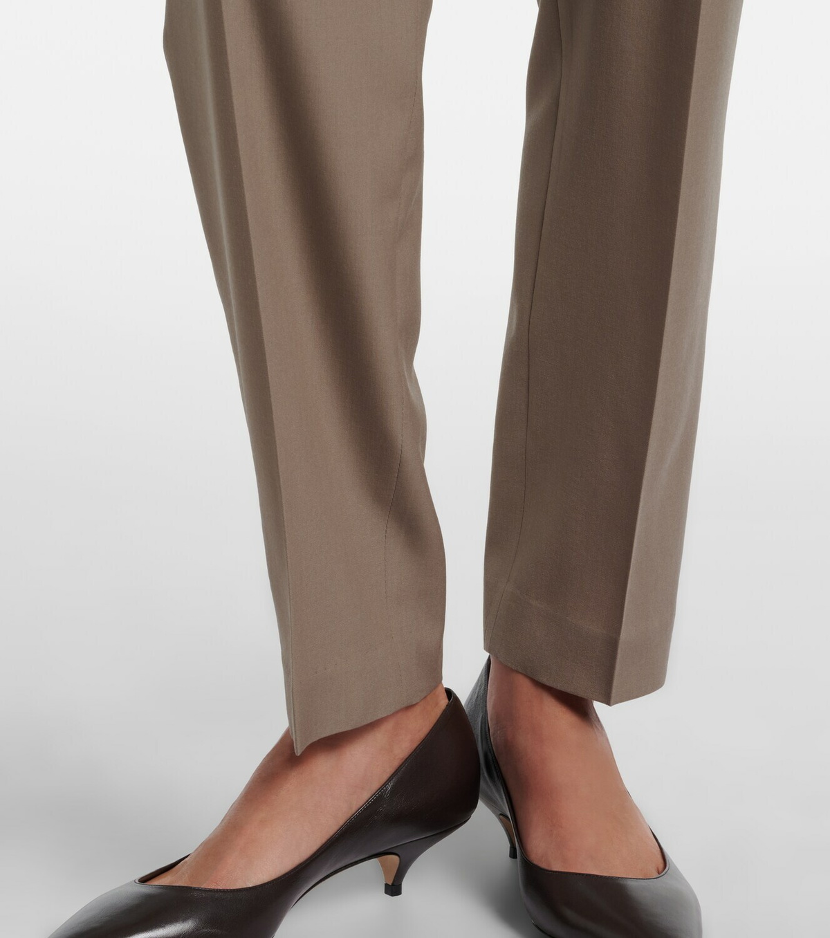 The Row Eranza wool straight pants