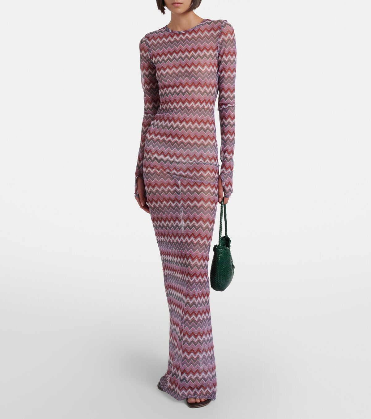 Bananhot Renne printed cotton maxi dress