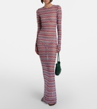 Bananhot Renne printed cotton maxi dress