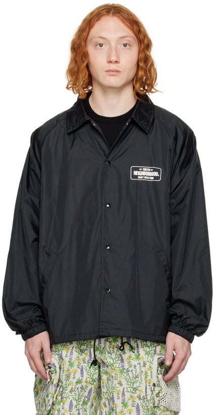 Photo: Neighborhood Black Spread Collar Jacket