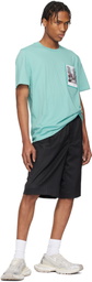 Helmut Lang Blue Brooklyn Postcard T-shirt
