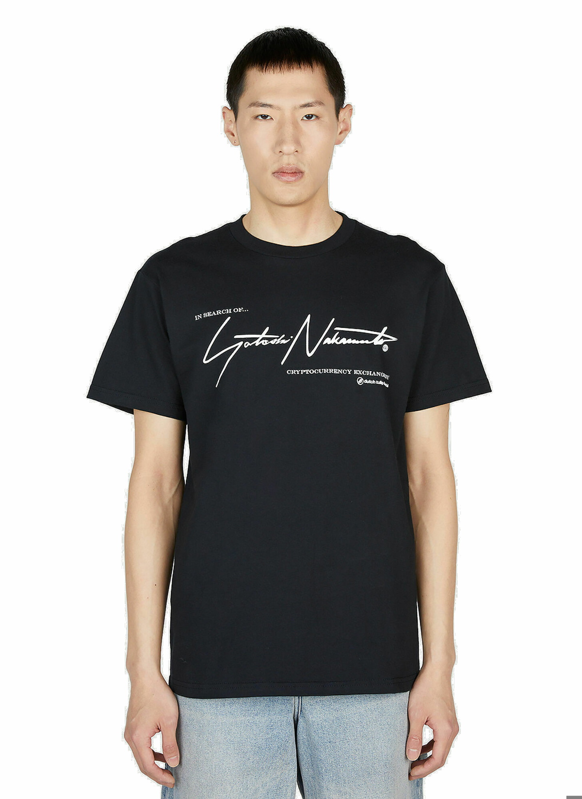 DTF.NYC - Satoshi Nakamoto T-Shirt in Black