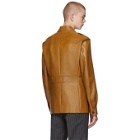 Prada Tan Leather Field Jacket