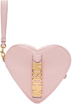 Moschino Pink 'Moschino' Belt Heart Pouch