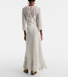 Isabel Marant Hayra cotton guipure lace maxi dress