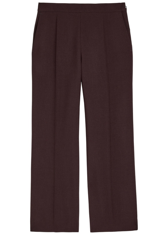 Photo: Chloe Straight-leg Wool Trousers Purple