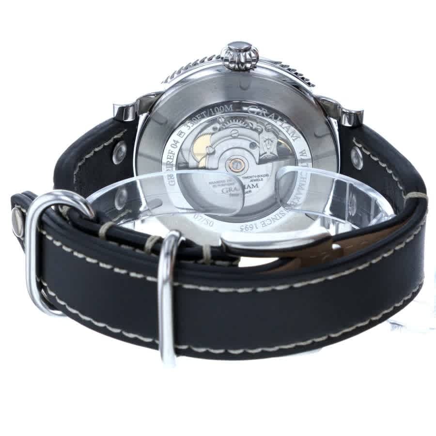 Graham Fortress City Gmt Automatic Black Dial Mens Watch 2FOBC.G04A