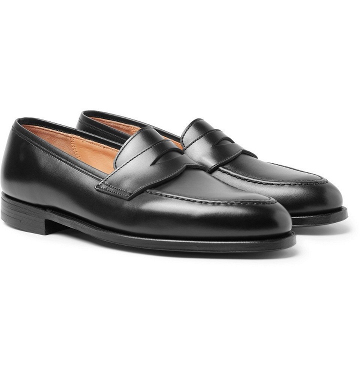 Photo: George Cleverley - Bradley Leather Penny Loafers - Men - Black