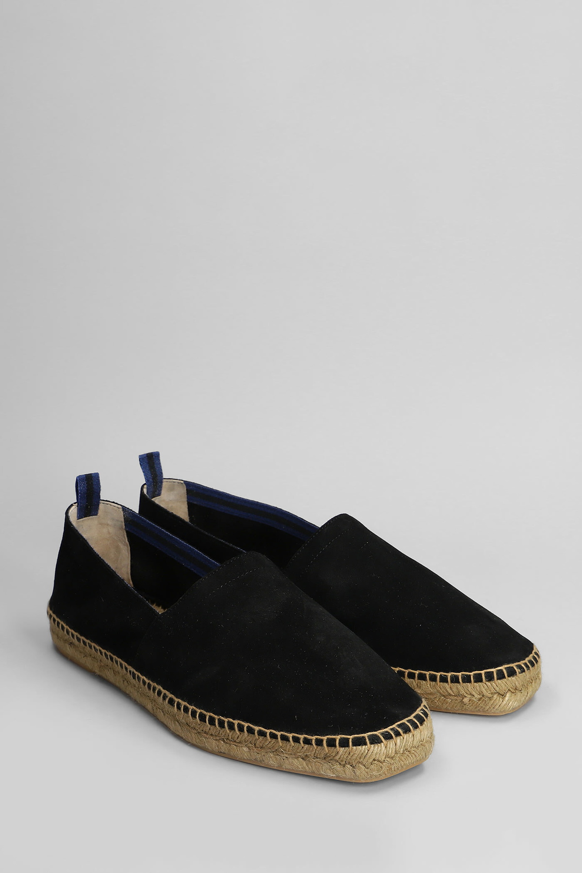 Castañer Pablo T-186 Espadrilles In Black Suede