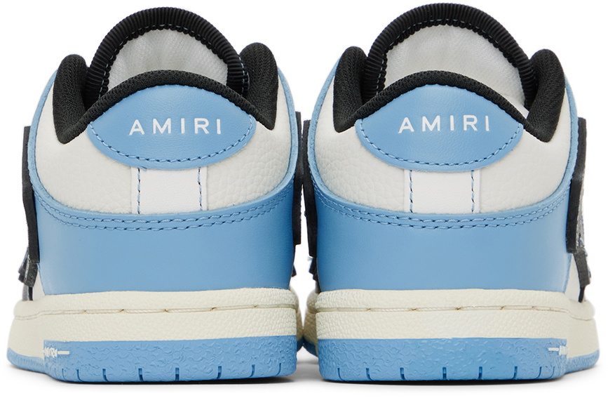 AMIRI Kids Blue & Black Skel Top Low Sneakers Amiri