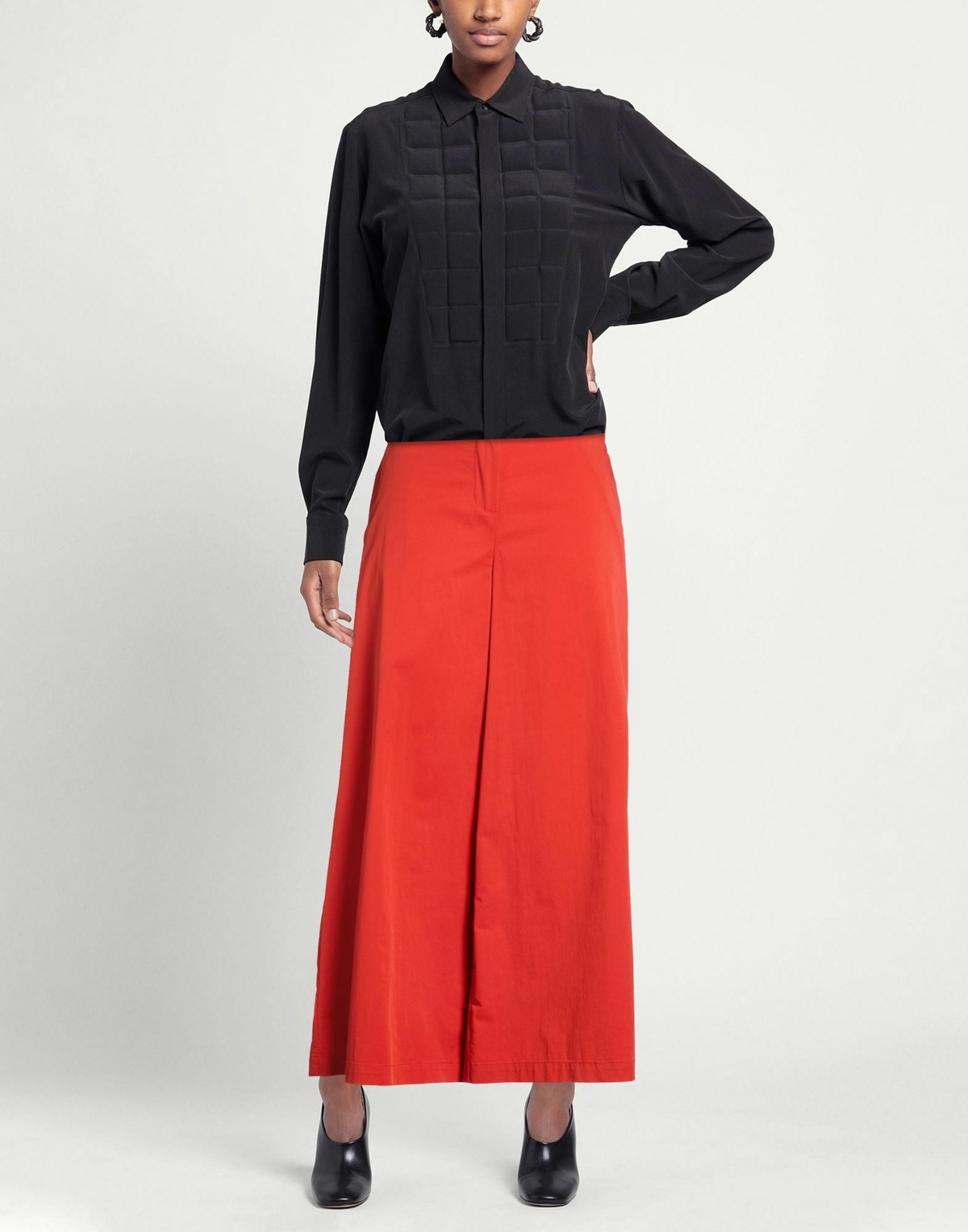Alessia Santi Womens Pants in Tomato red