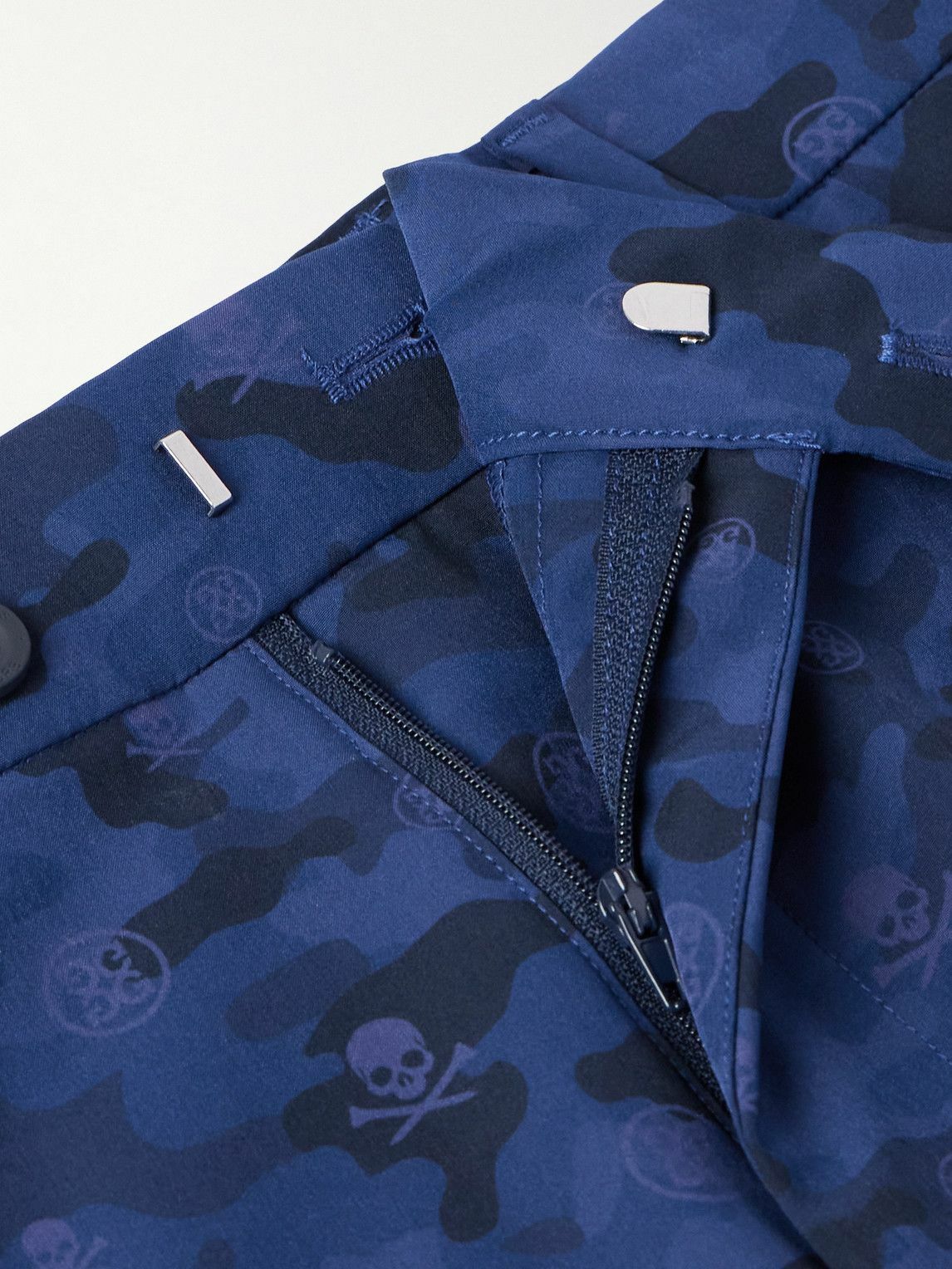 G/FORE - Maverick Hybrid Straight-Leg Camouflage-Print Stretch-Shell Golf Shorts - Blue