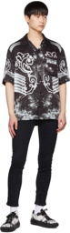 Versace Jeans Couture Black 'Space Couture' Shirt