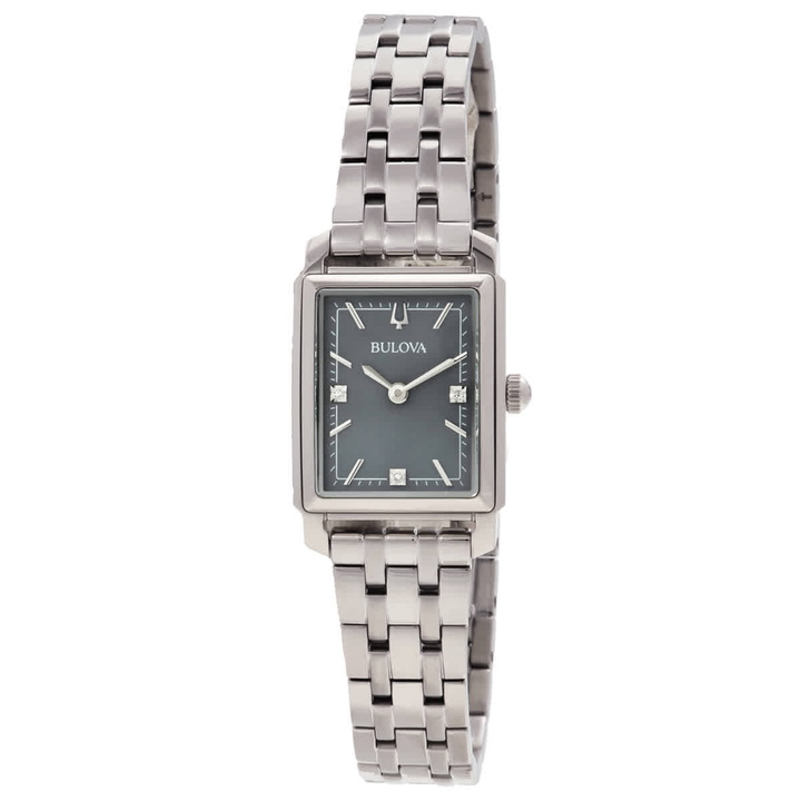 Photo: Bulova Sutton Quartz Grey Dial Ladies Watch 96P252