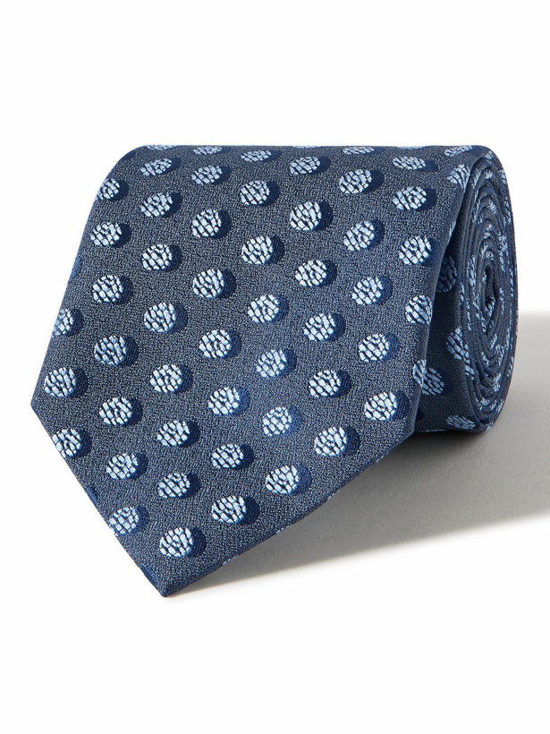 Photo: Charvet - 8.5cm Polka-Dot Silk-Jacquard Tie