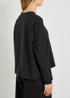 Studio Nicholson Continuity Cotton T-shirt Black