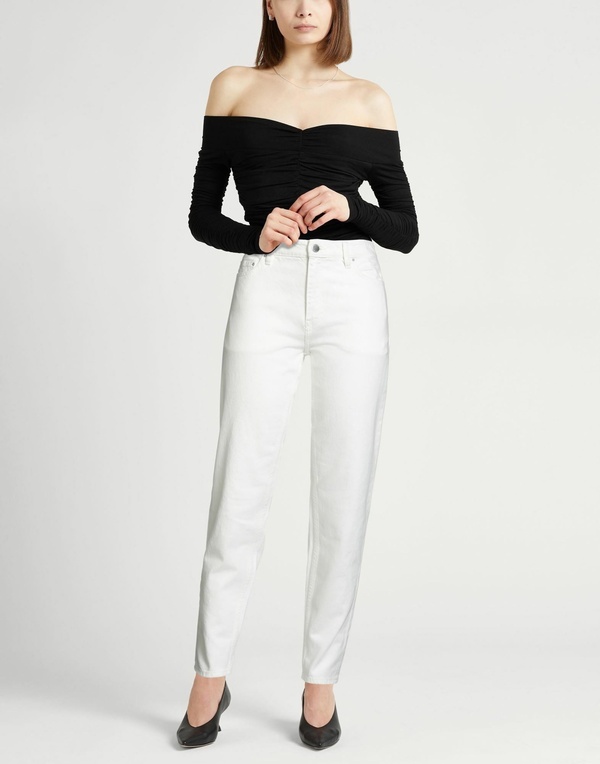 Toteme Womens Jeans in White