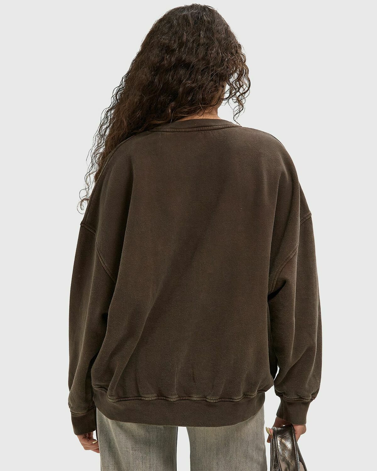 American Vintage PLIZZY SWEATS Brown Womens Sweatshirt
