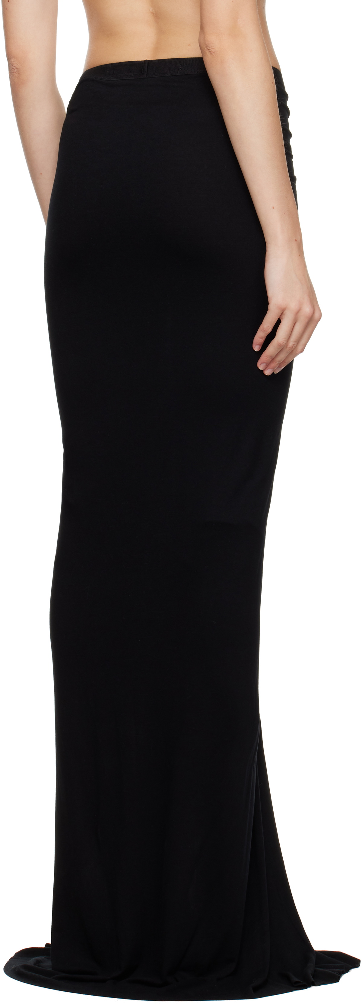 Rick Owens Lilies Black Porterville Poppy Maxi Skirt