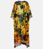 Dries Van Noten - Floral cotton voile kaftan