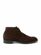 Edward Green - Shanklin Suede Chukka Boots - Brown