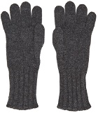 Margaret Howell Grey Long Cuff Gloves