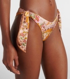 Zimmermann Wylie Scarf Tie floral bikini