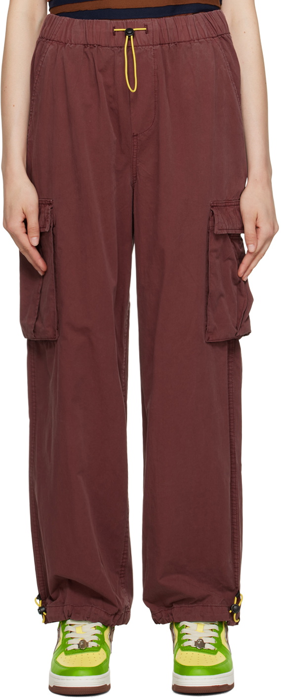 Brain Dead Red Flap Pocket Trousers